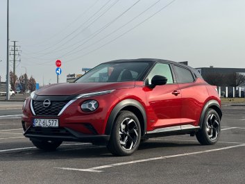 Nissan Juke 1.6 HYBRID 4AMT 2WD 145[KM] N-CONNECTA, NAWIGACJA Nissan CONNECT, 2 KOLORY   2024R.<br /><small>(Samochód używany)</small>