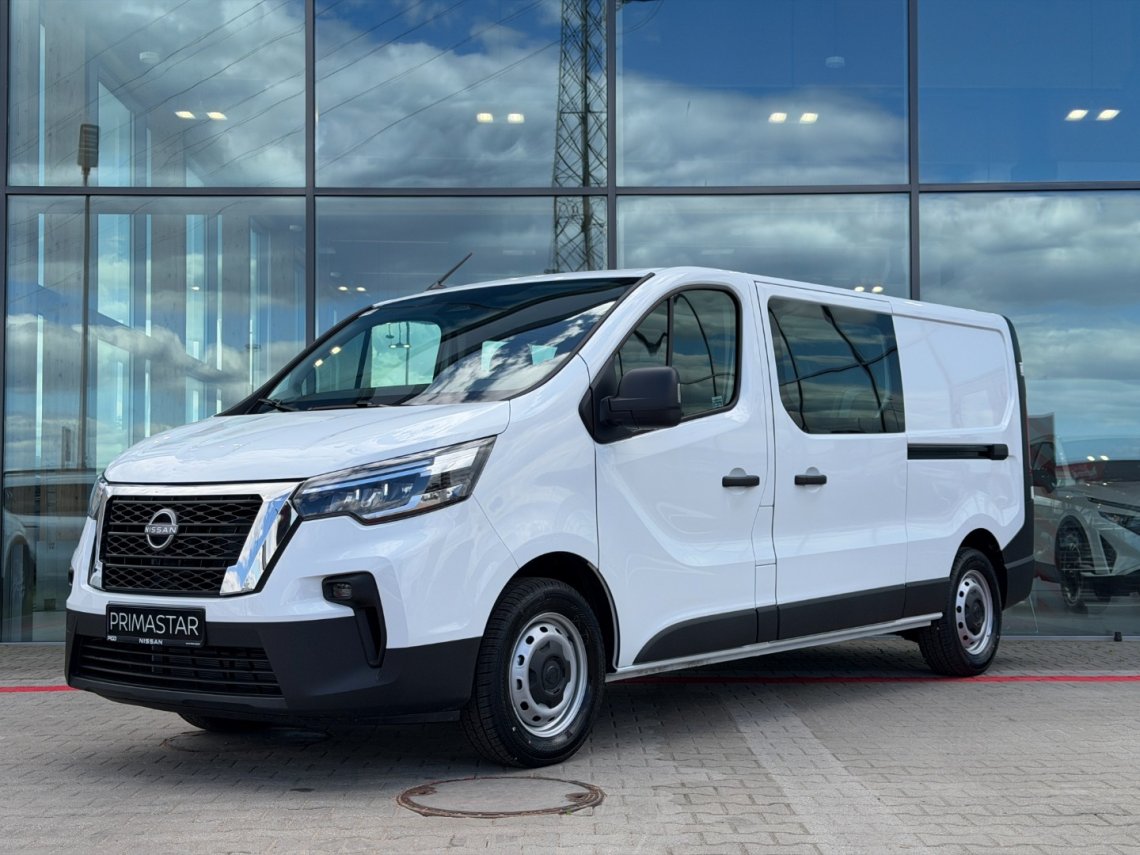 Nissan Primastar Brygadowy L2H1 150KM 6-miejscowy 5 lat gwarancji, od ręki  R.